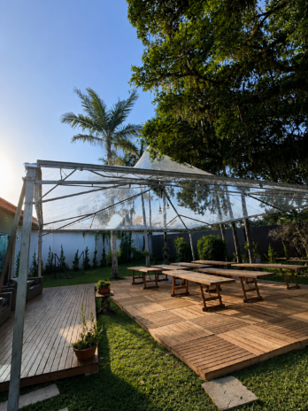 TENDA 10X10 TRANSPARENTE